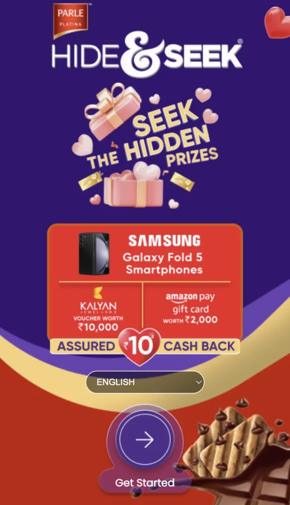 Cashback With Perle Hide & Seek